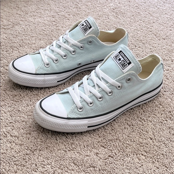 Converse All Star Light Mint Green Sneakers - Picture 3 of 7